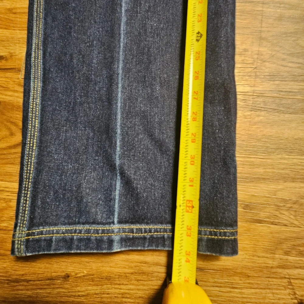 Vintage FUBU The Collection Baggy Jeans 38x34 Dark Wash 90s Hip Hop Skater